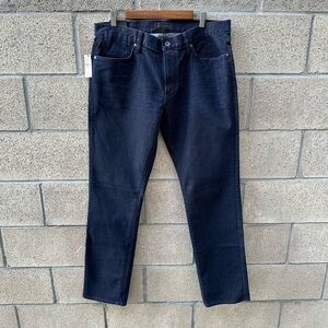 John Varvatos Bowery Jeans Slim Straight Dark Blue Wash Men's Size 36 NWT